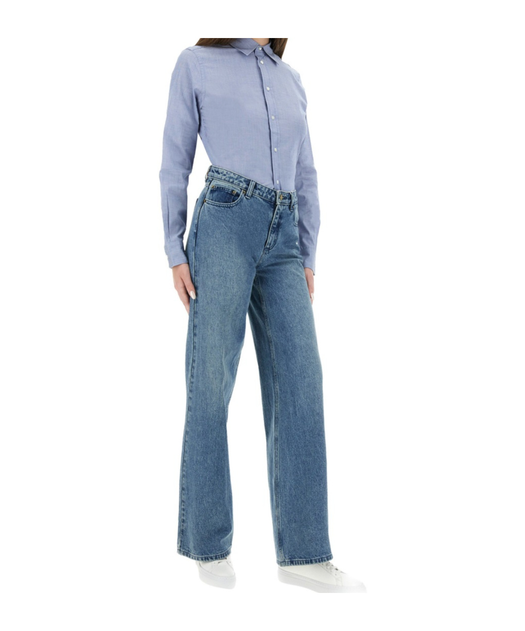 Polo Ralph Lauren Stretch Slim Fit Shirt In Blue