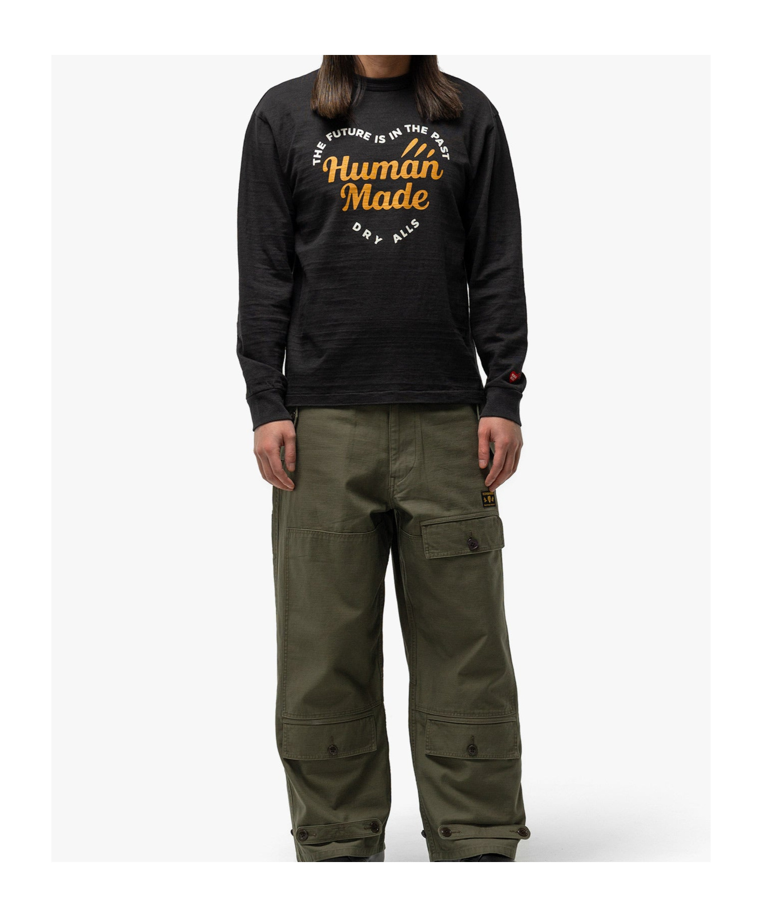 Human Made Graphic L/s T-shirt 1 Black In Black