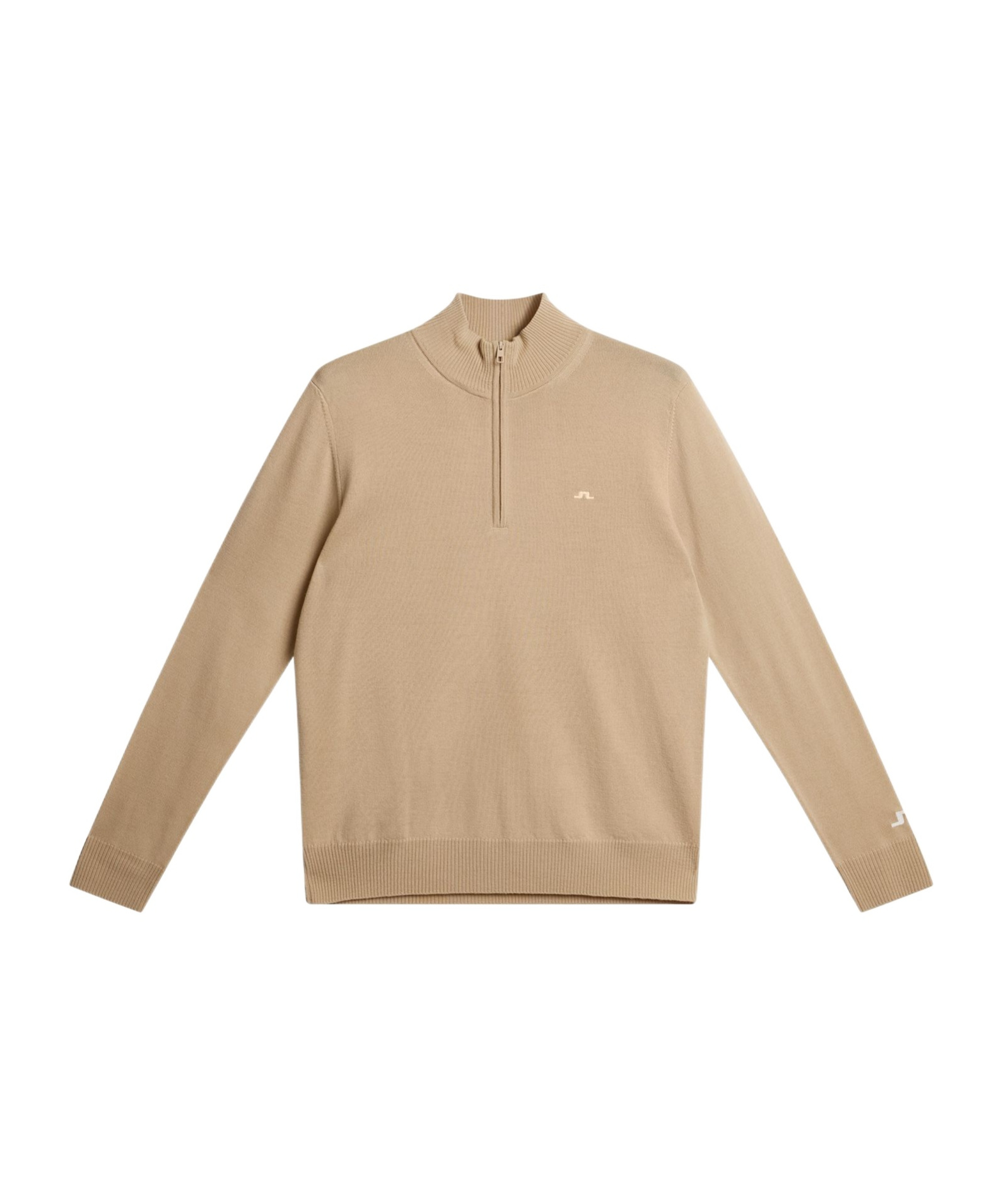 J. Lindeberg Half-zip Sweater In Brown