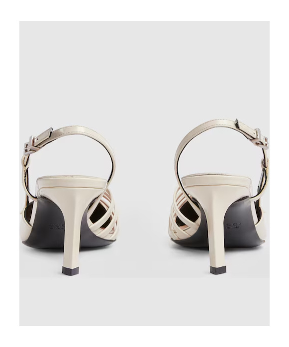 Gucci High-heeled Sandals In White
