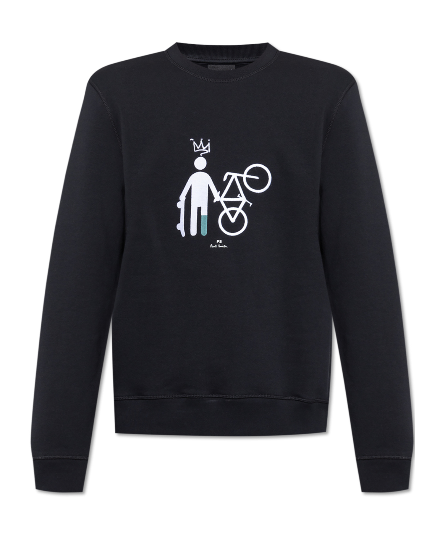 PS BY PAUL SMITH EMBROIDERED-MOTIF SWEATSHIRT