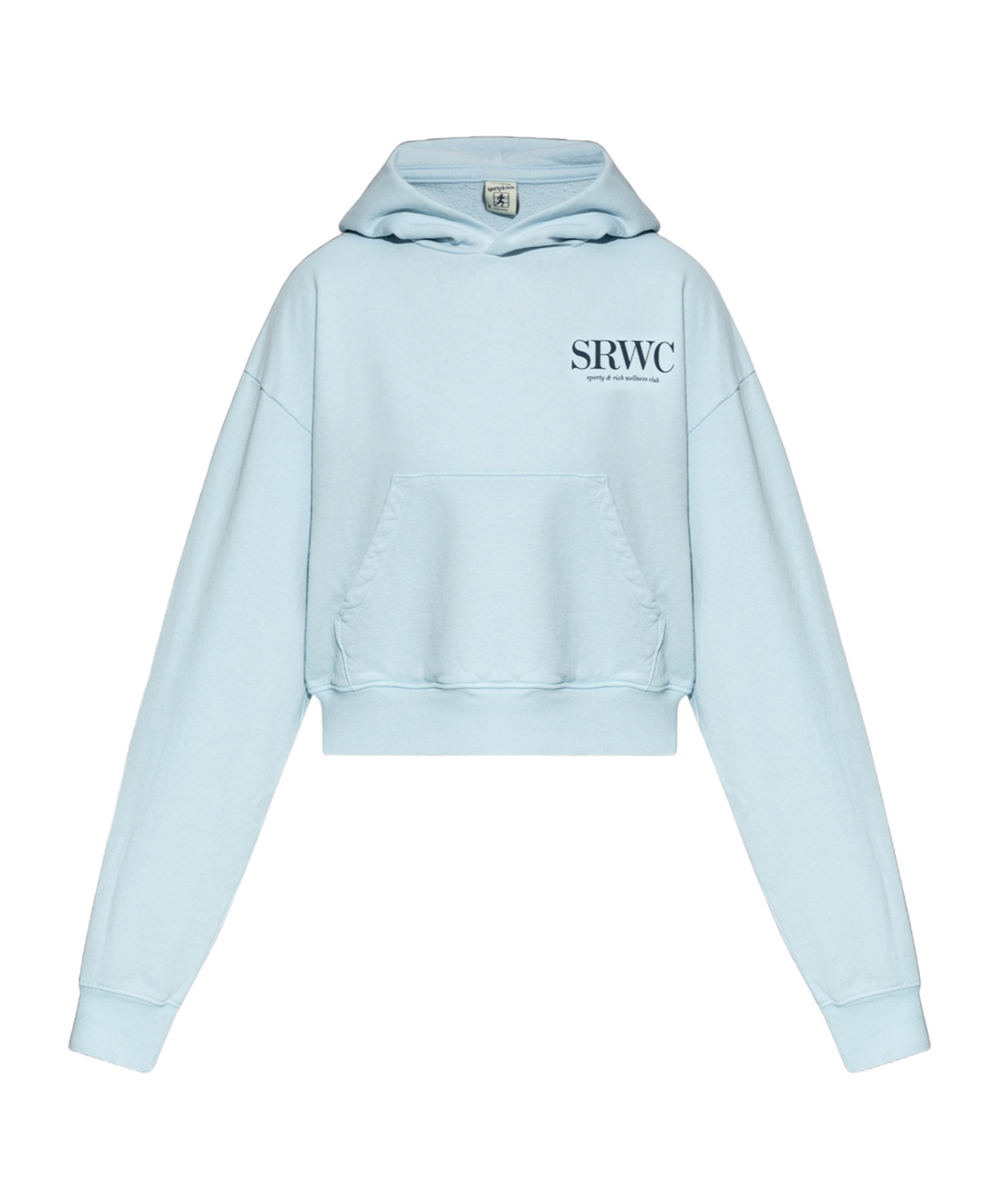 Sporty And Rich Long-sleeved Sweater In Blue