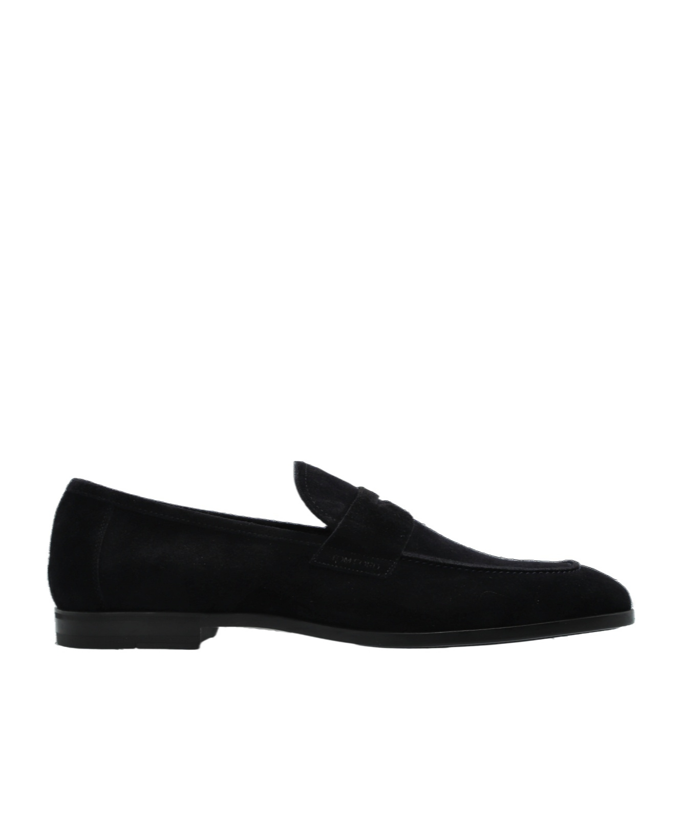 Tom Ford Round Head Loafer Shoes In Black