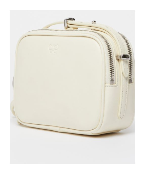 Weekend Max Mara Zipper Shoulder Bag In White