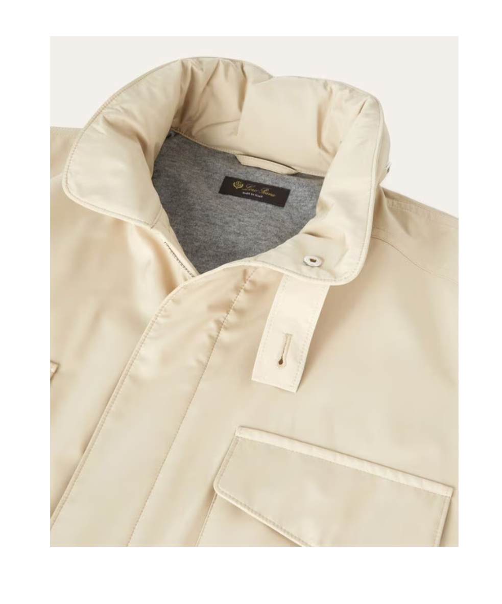 Loro Piana Traveller Mini Field Jacket In Neutral