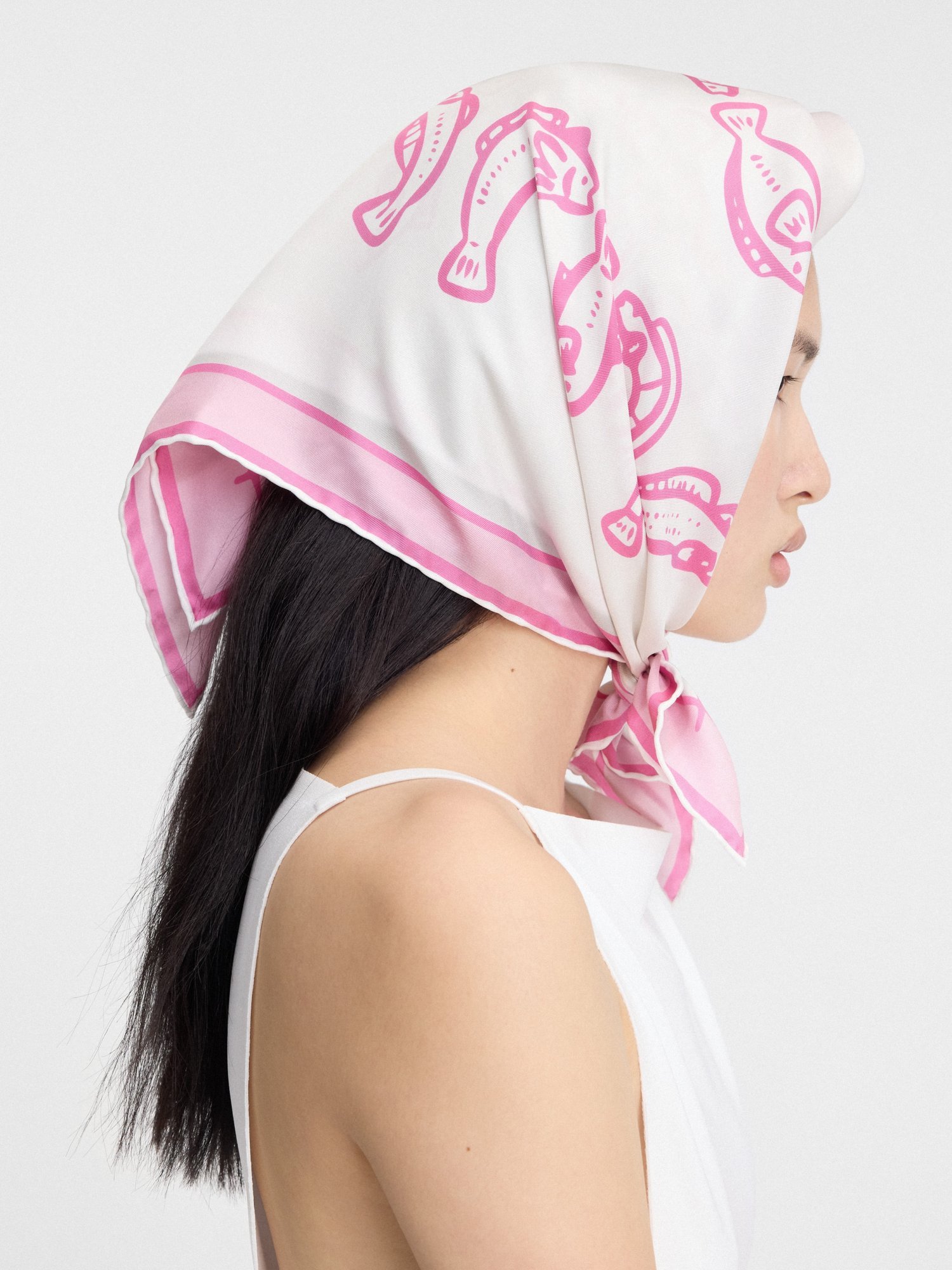 Shop Jacquemus The Pesco Bandana In Pink