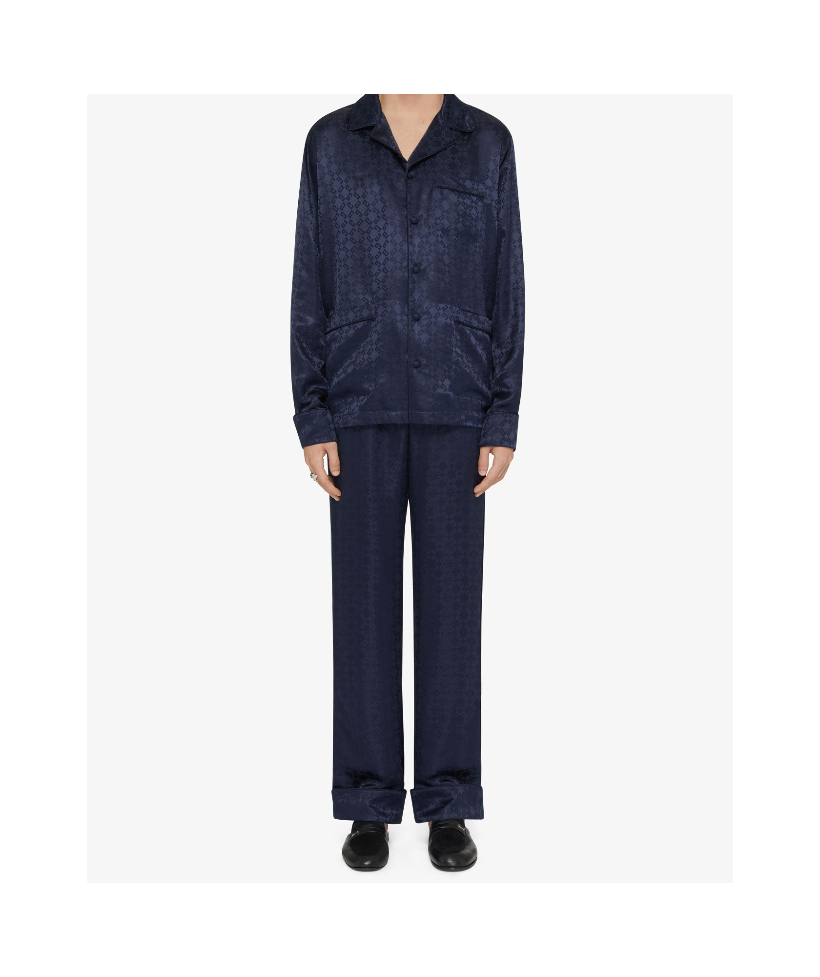Givenchy Elastic Waist Pajamas In Black