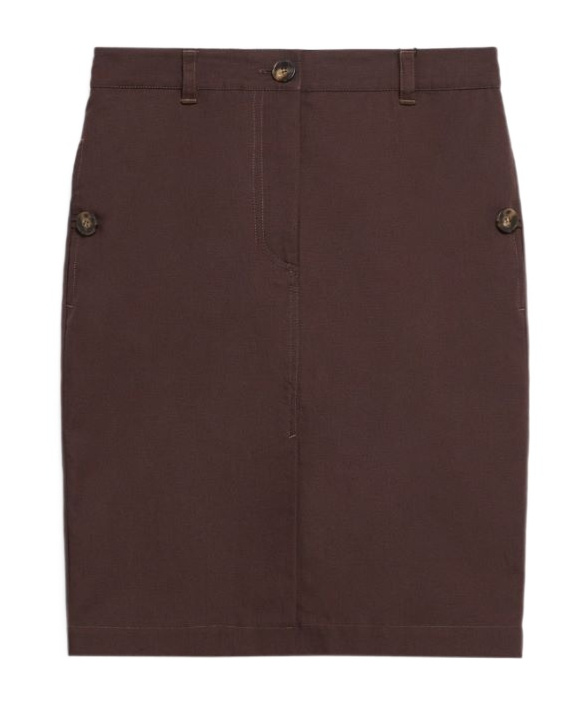 Weekend Max Mara Waist Loop Skirt In Green