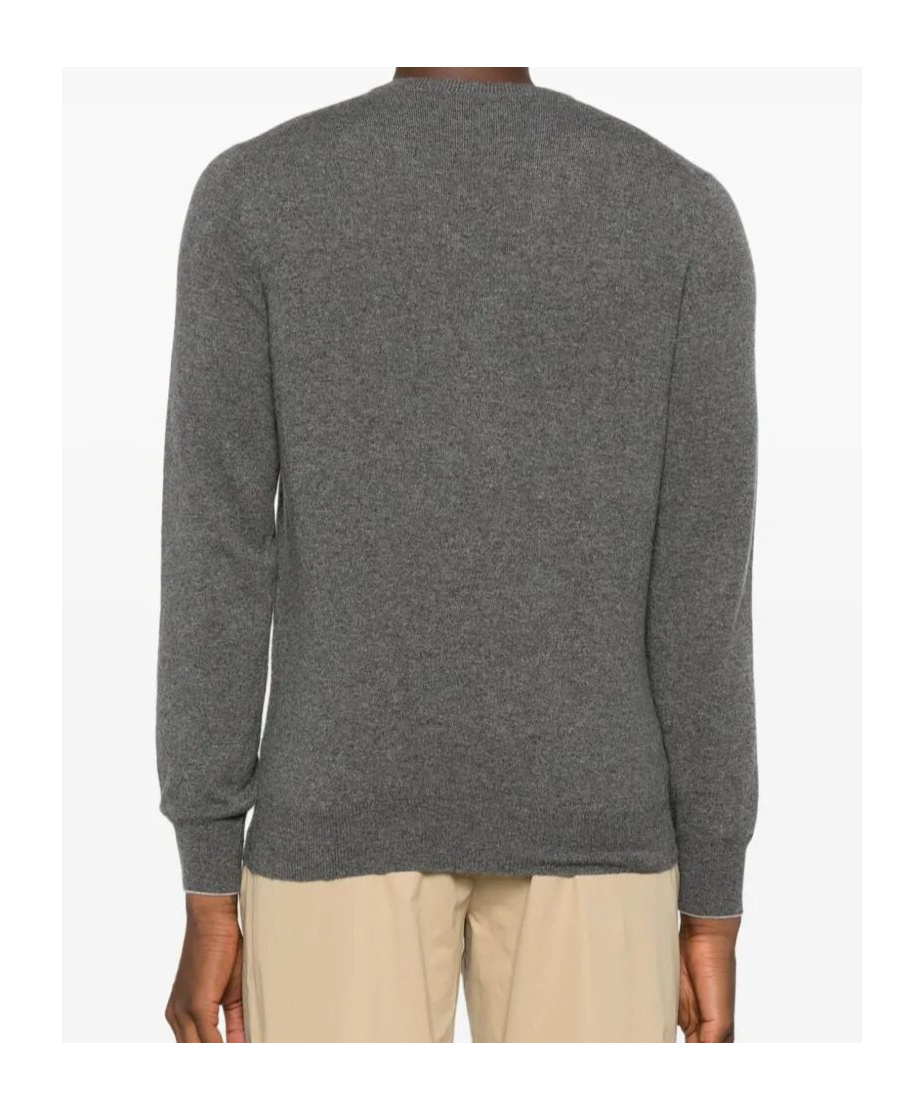 Brunello Cucinelli Cashmere Sweater In Gray