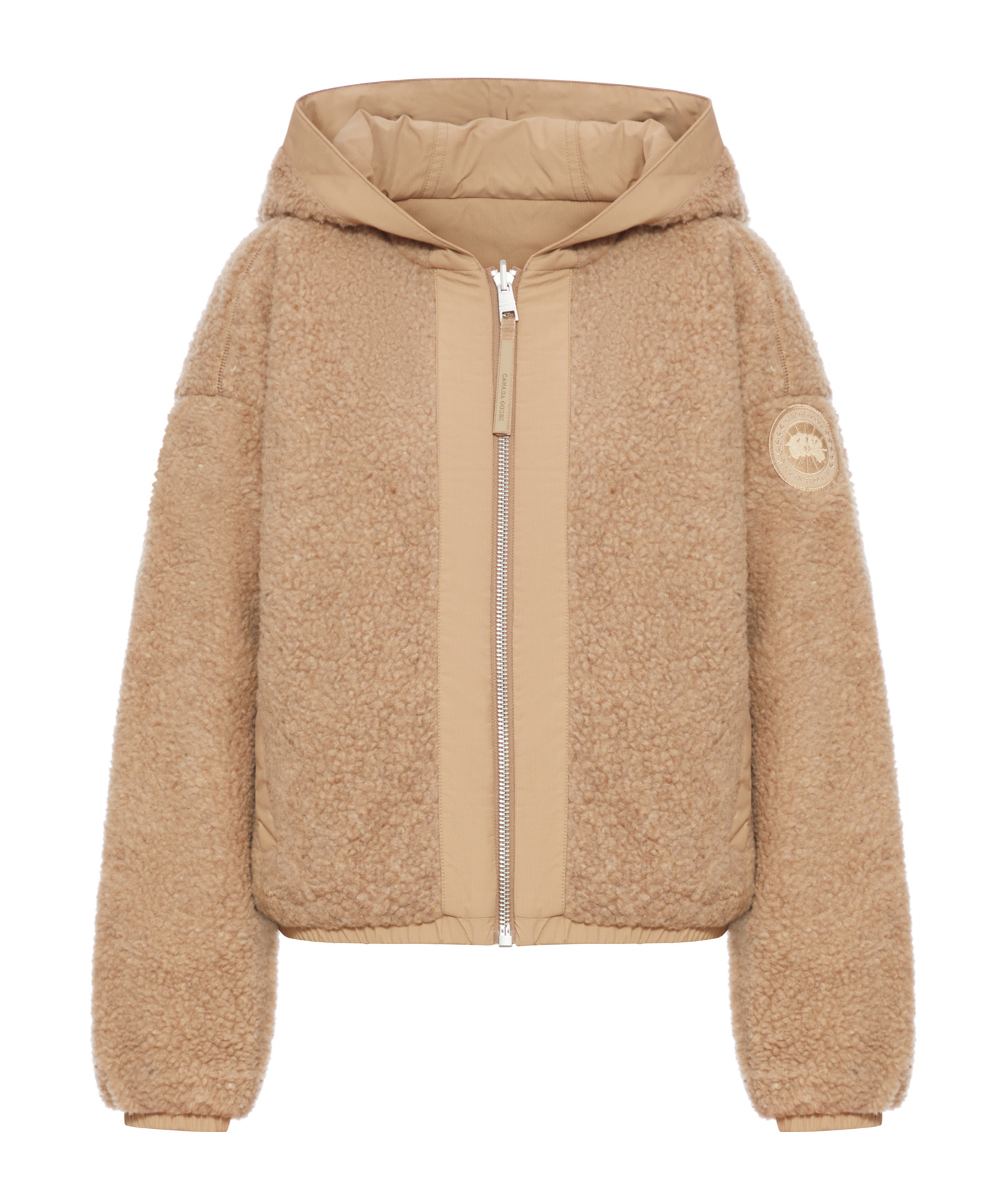 Canada Goose Alberni Reversible Fleece Bomber Jacket In Brown