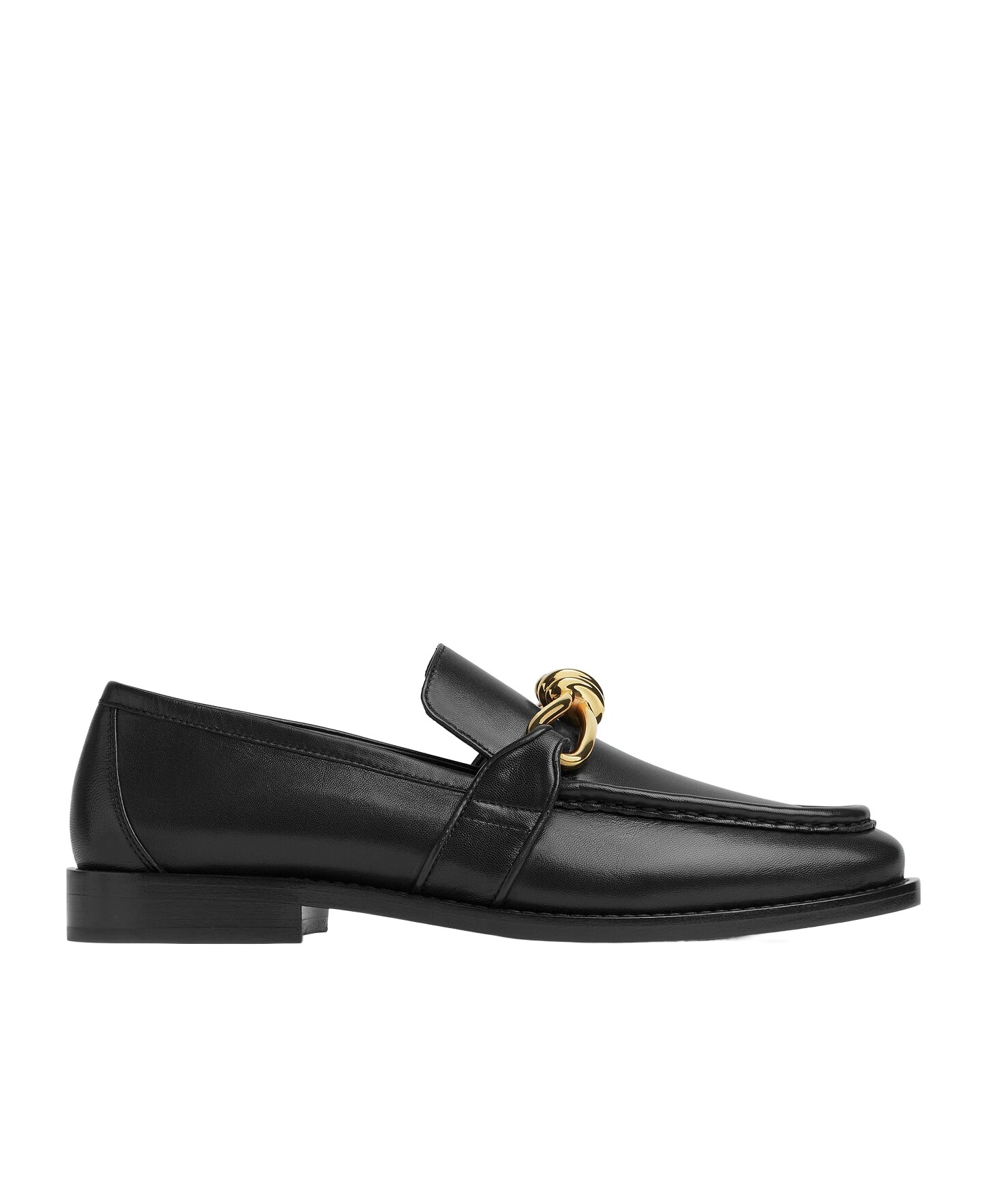 Bottega Veneta Astaire Embellished Leather Loafers In Black
