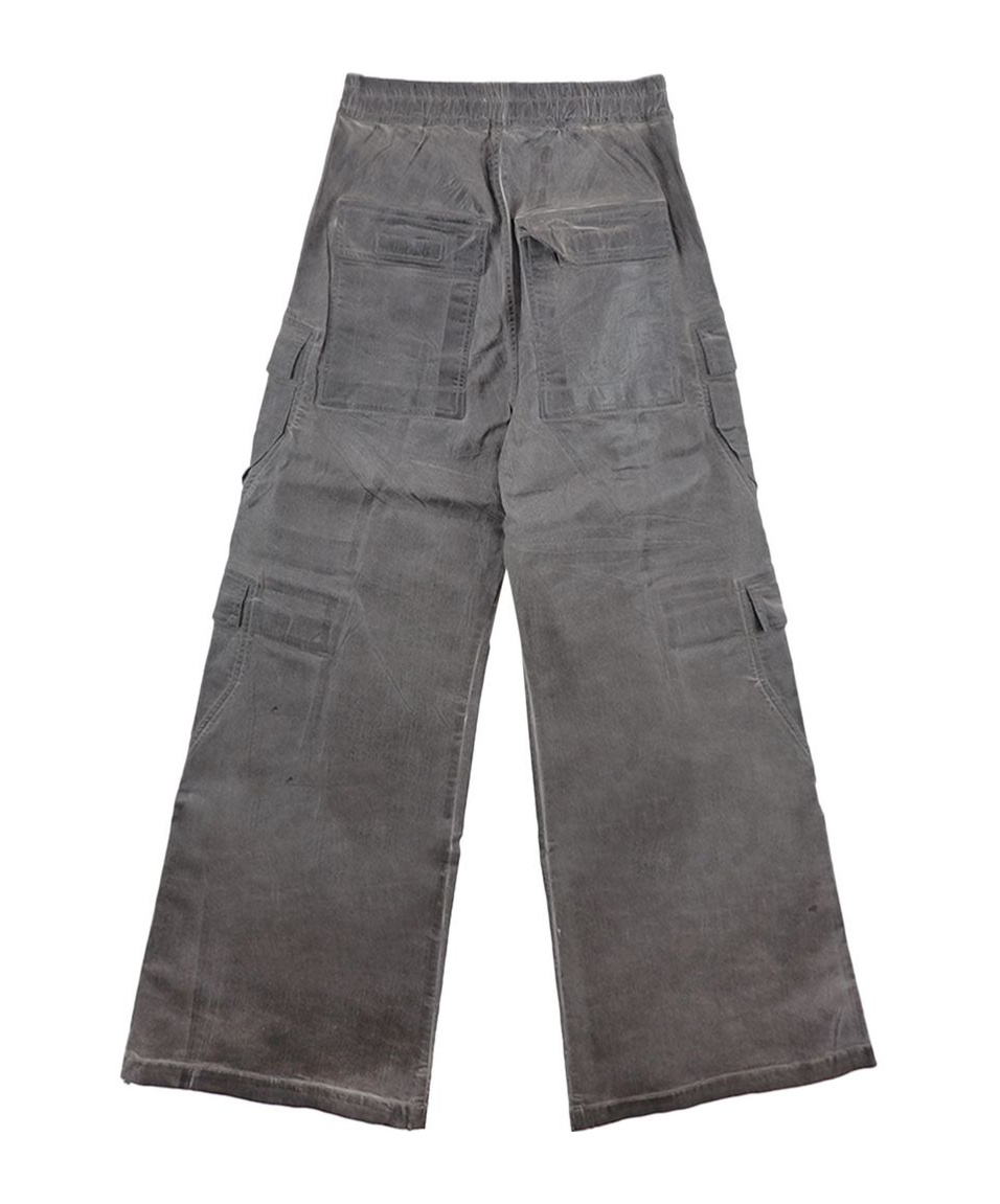 Rick Owens Drkshdw Elastic Waist Casual Pants In Gray