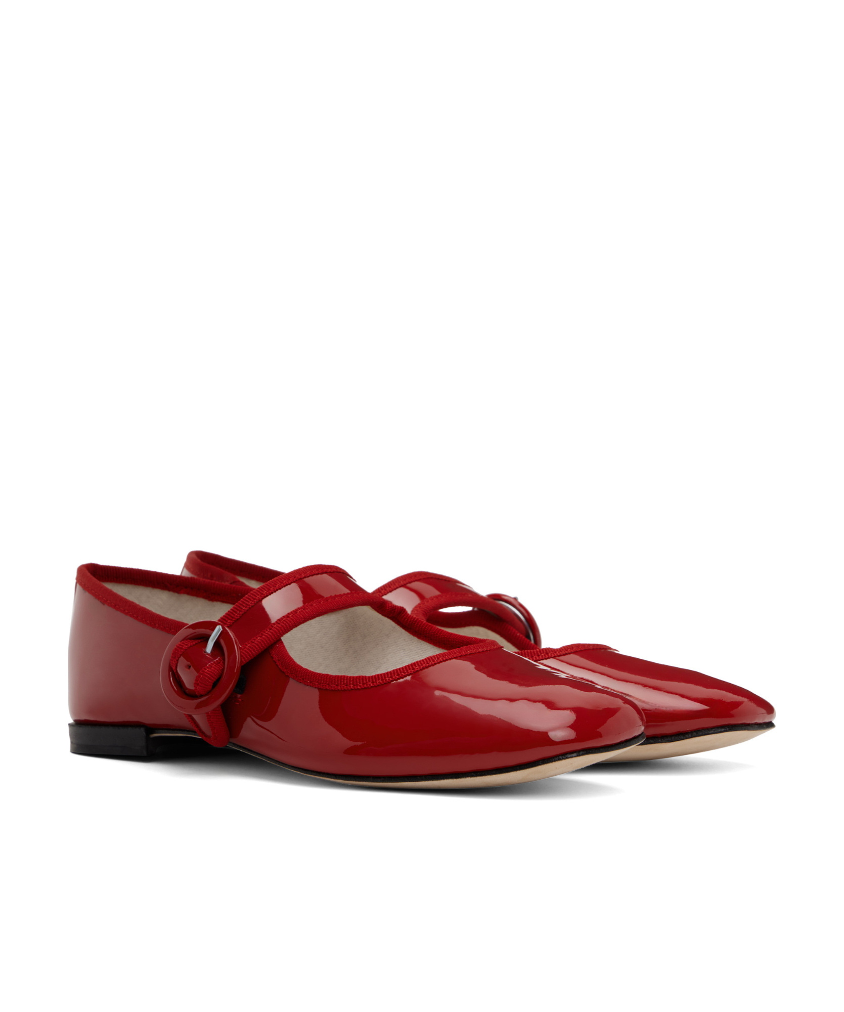 Repetto Georgia Mary Janes In Red