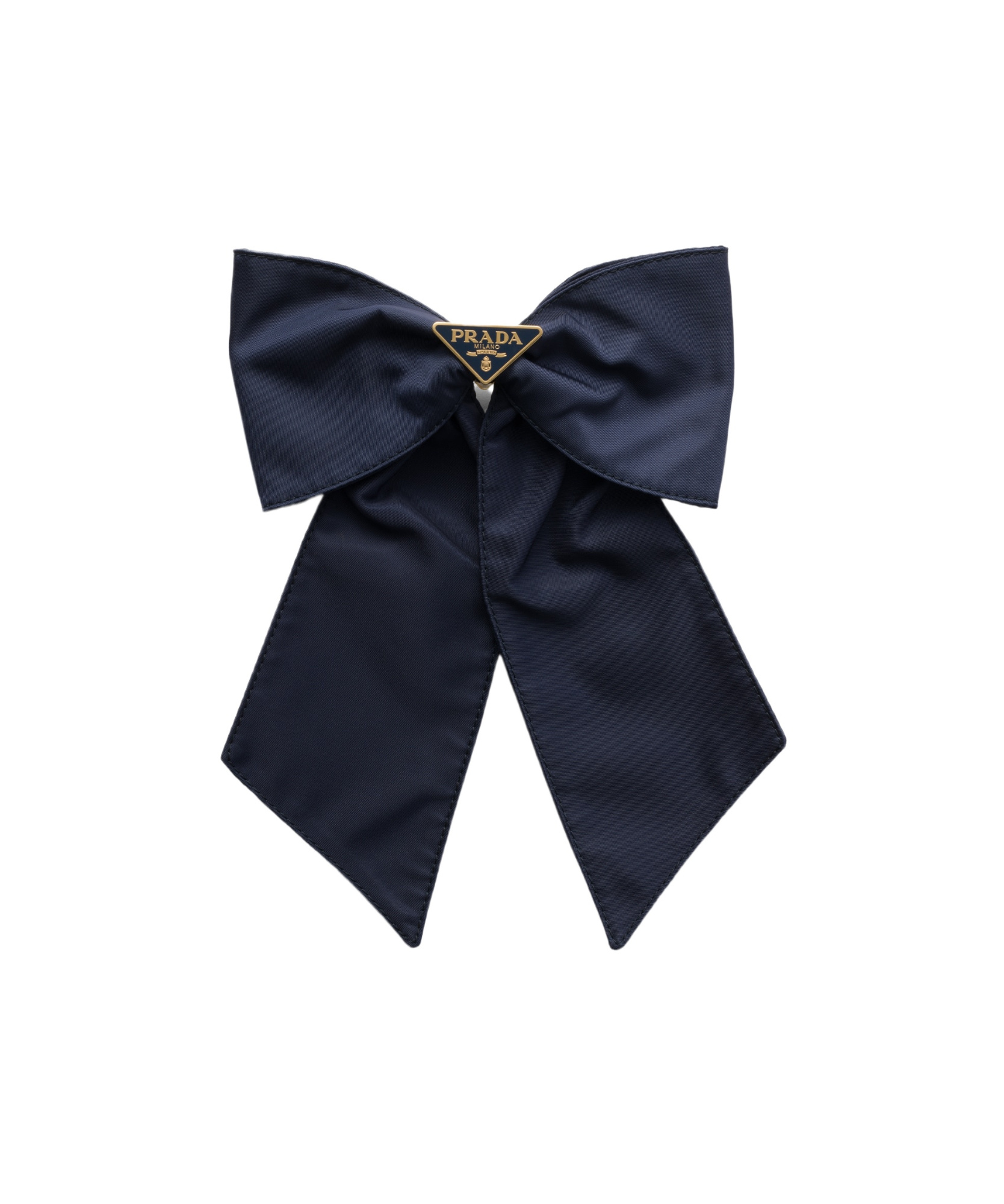 Prada Re-nylon Hair Clip In Balticlue