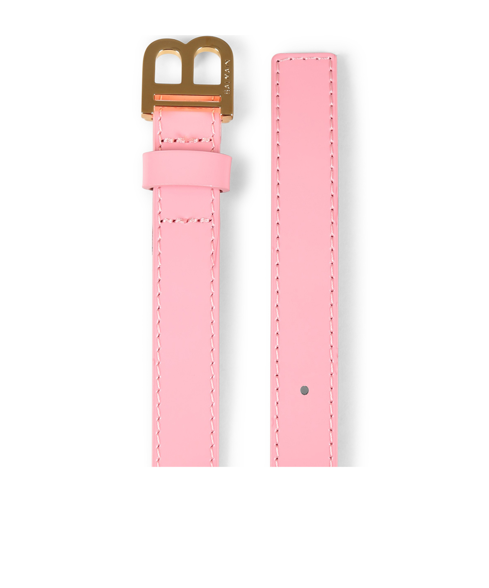 Balmain Adjustable Waist Belt In Pink