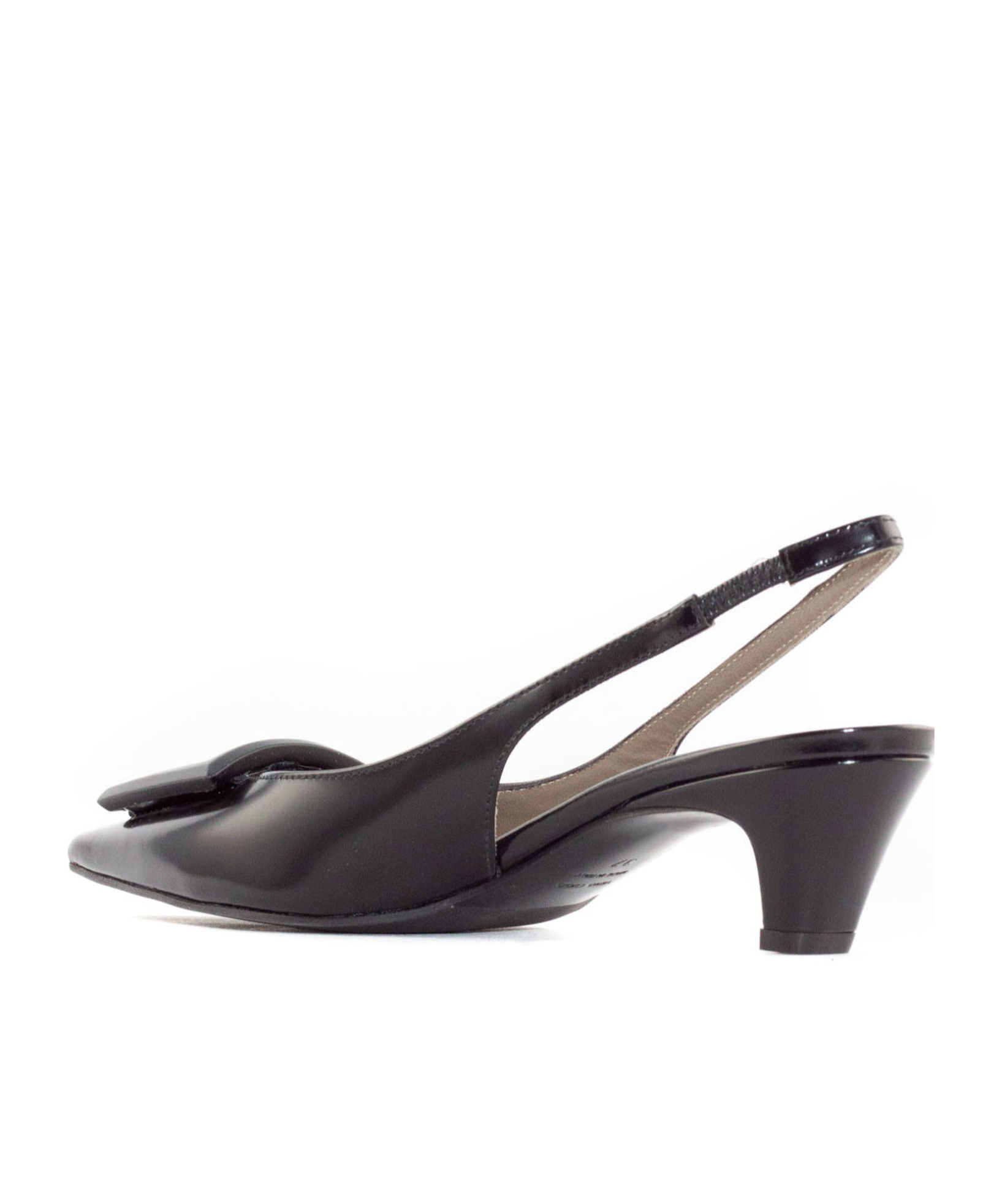 Shop Roberto Festa 45mm Dorien Slingback Pumps In Black