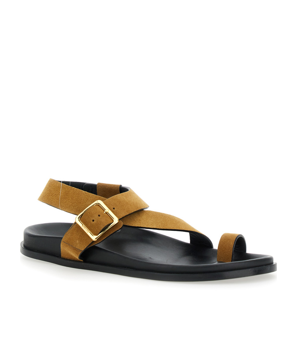 Shop Alohas Siren Sandals In Brown