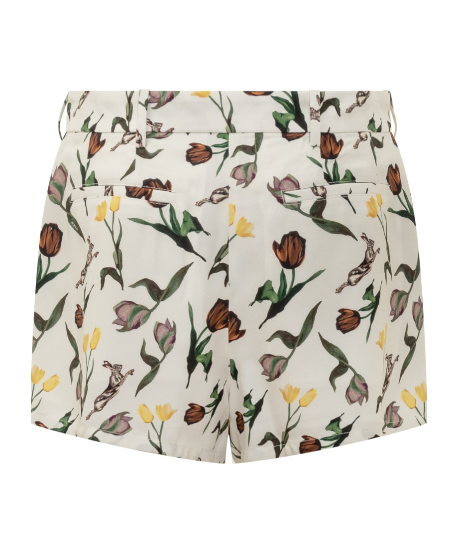 Marni Floral Printed Shorts In Multi