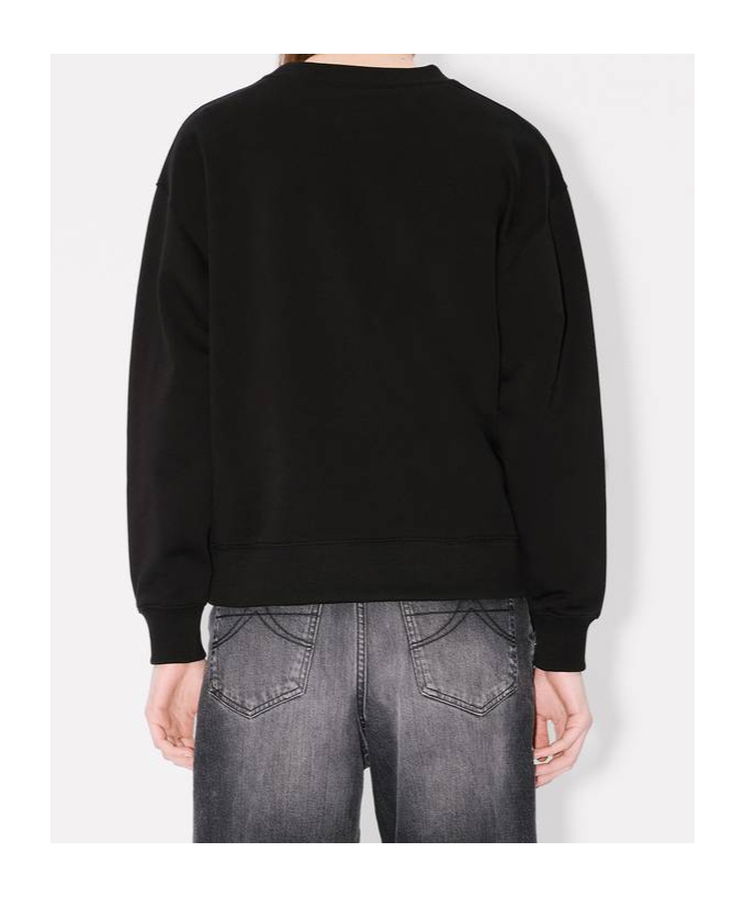 Kenzo 'boke Flower' Embroidered Sweatshirt In Cotton In Black