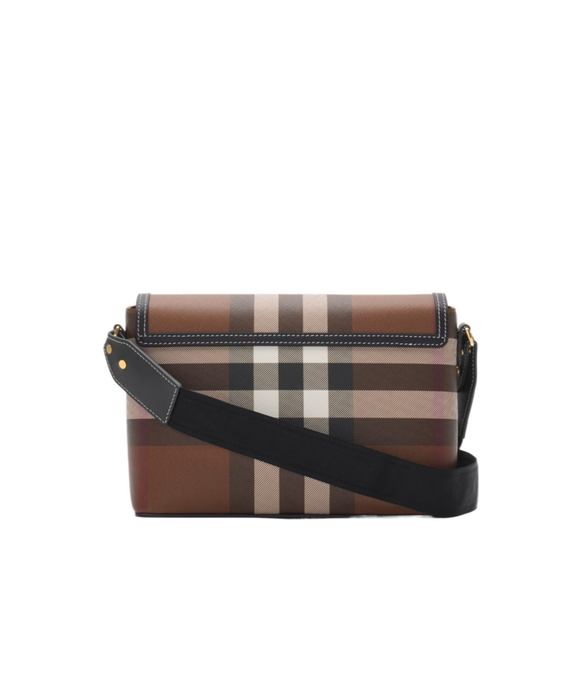 Burberry Note Giant Check E-canvas Crossbody Bag