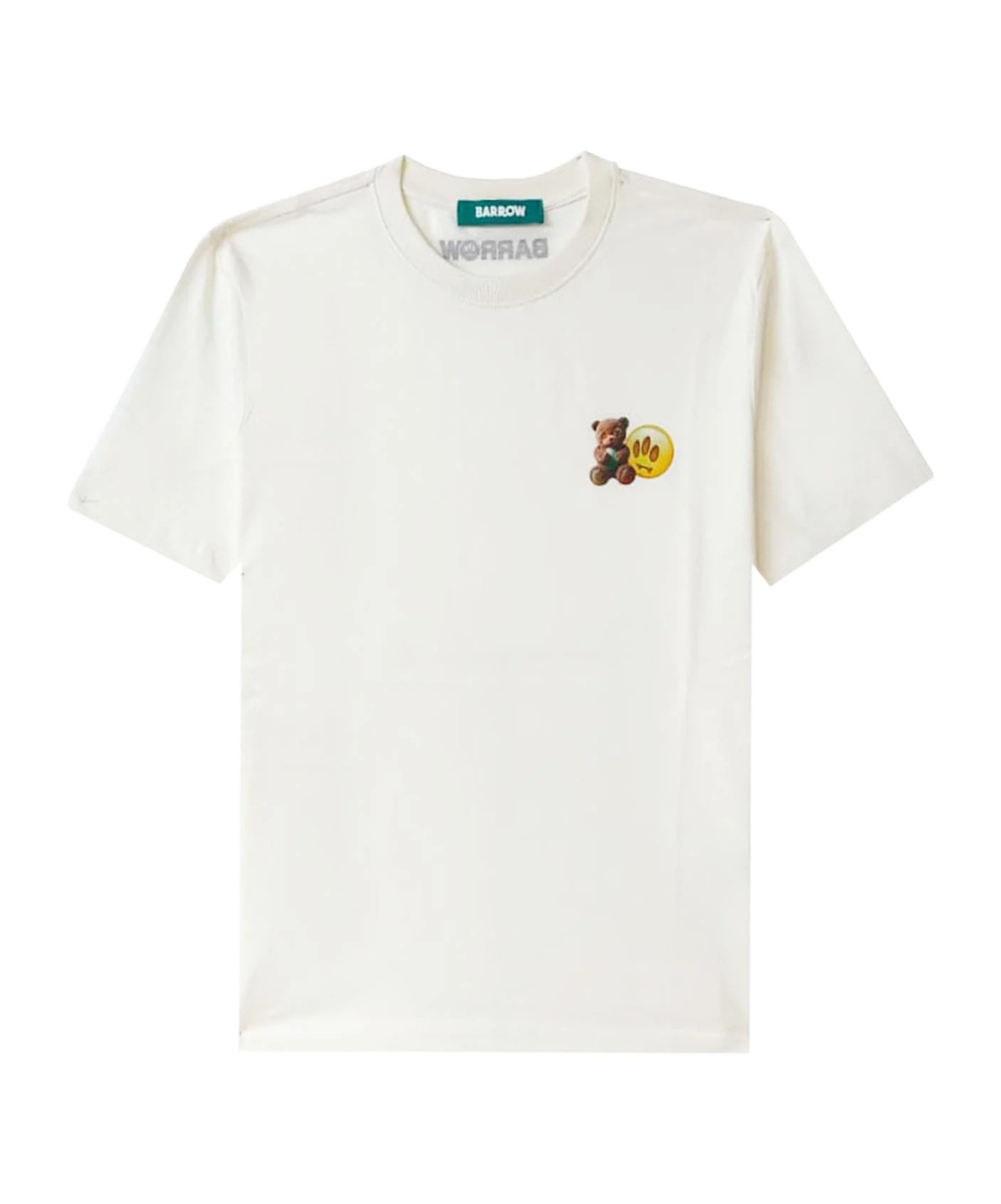 Barrow Round-neck Teddy Bear T-shirt In Multi