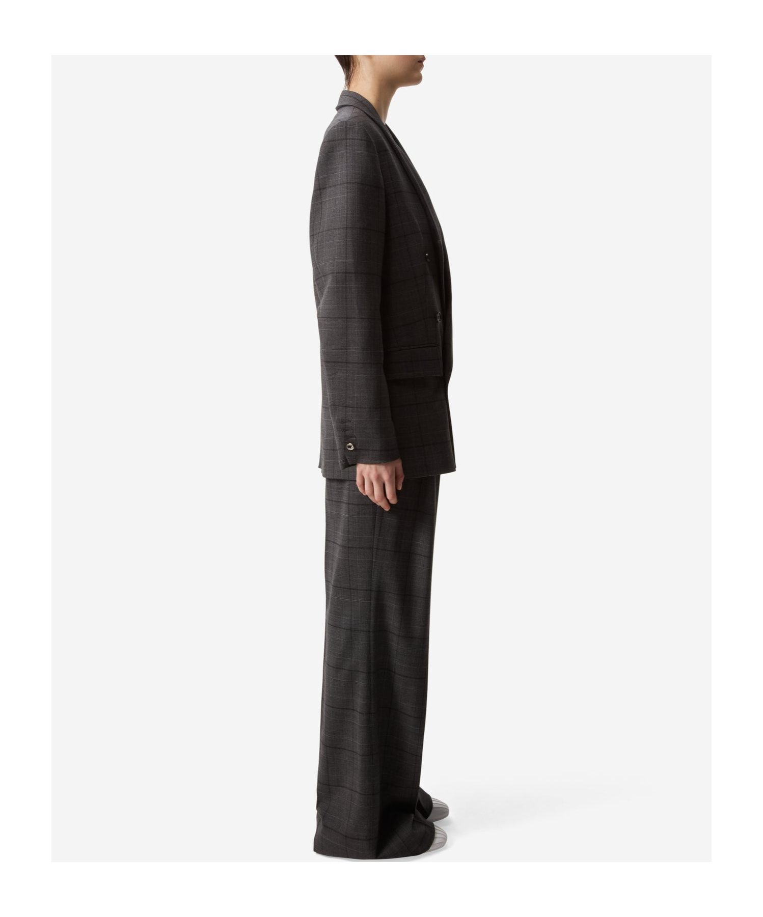 Coperni Double-breasted Blazer In Black