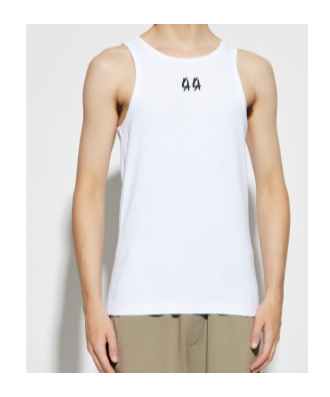 44 Label Group Sleeveless Tops In White