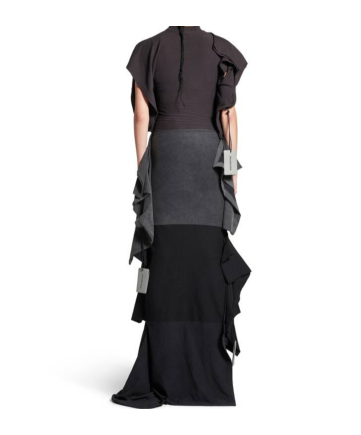 Balenciaga Women's Twisted Dress In Black In Black
