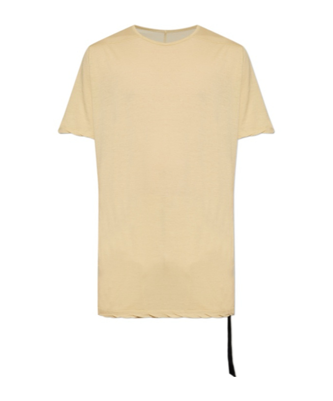 Rick Owens Drkshdw Open-necked Black Shirt In Nude