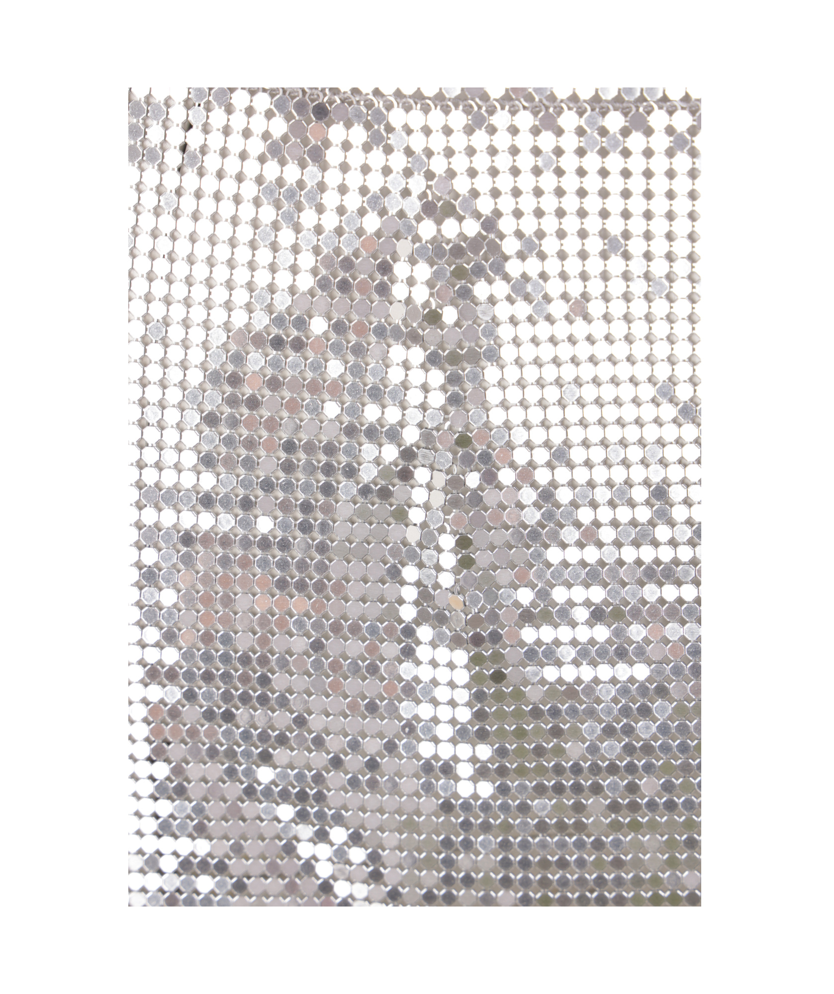 Shop Rabanne Stud-embellished Mini Skirt In Gray