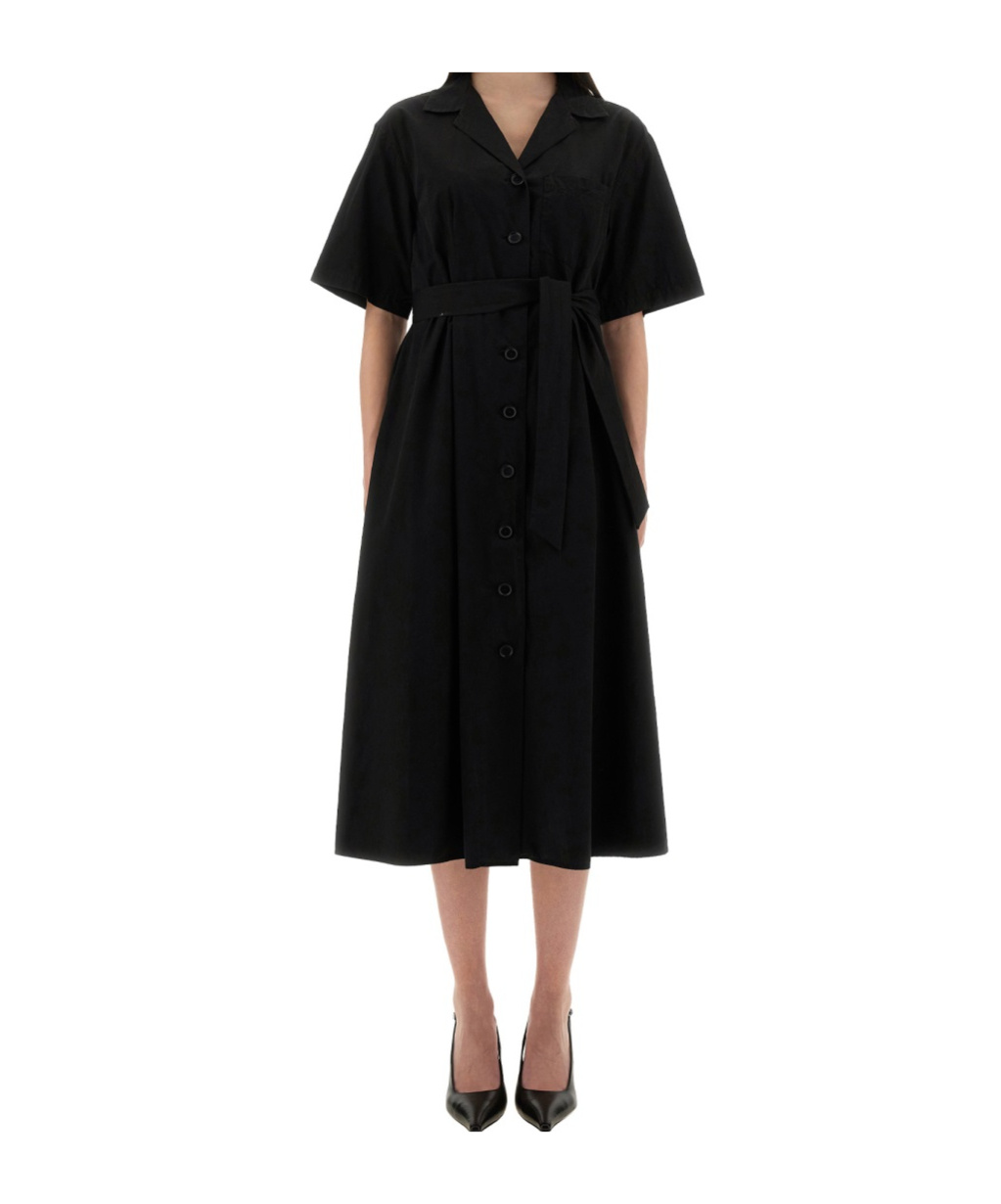 Aspesi Button-down Midi Dress With Belted Waist