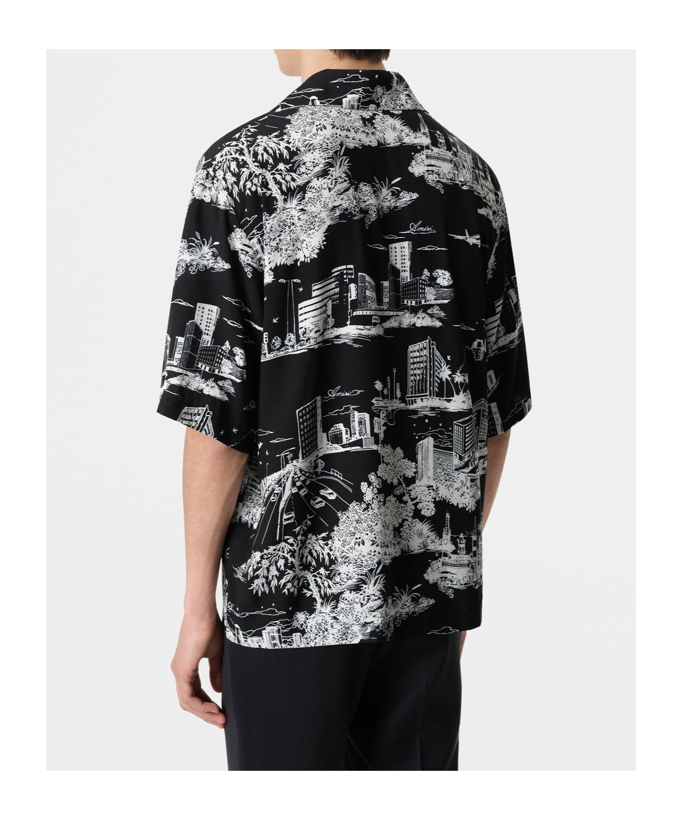 AMIRI SHORT-SLEEVED PRINTED SHIRT 