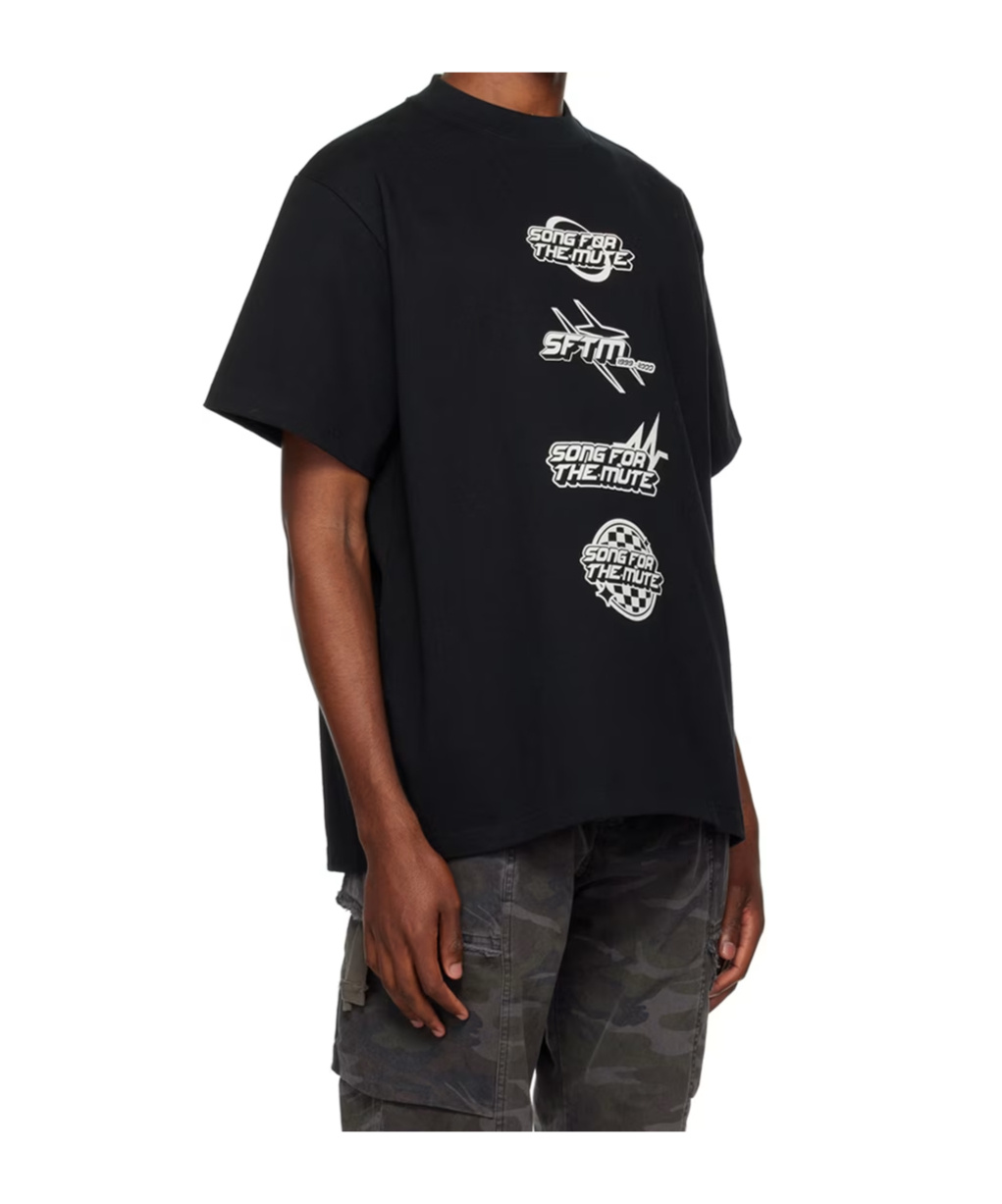 Song For The Mute Graphic Print T-shirt In Black
