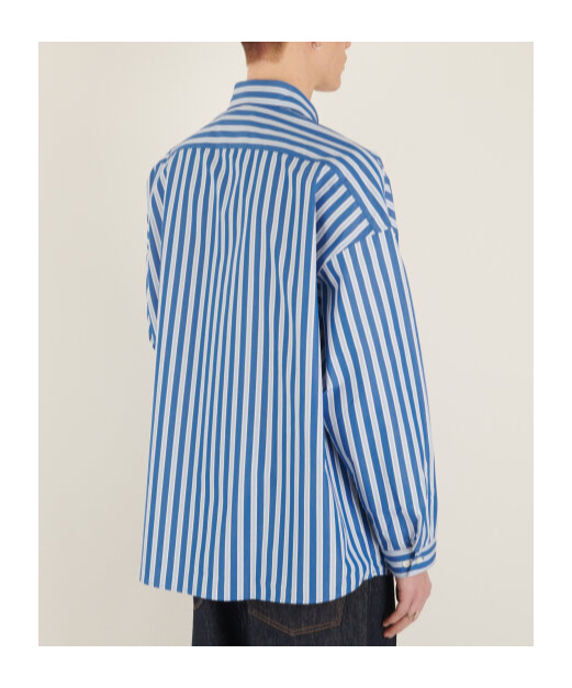 Marni Man Shirt Blue Size 42 Cotton In Blue