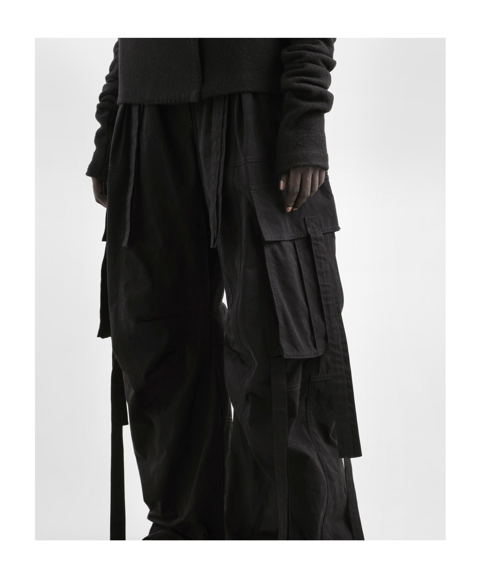 Dolce & Gabbana Drawstring Casual Pants In Black