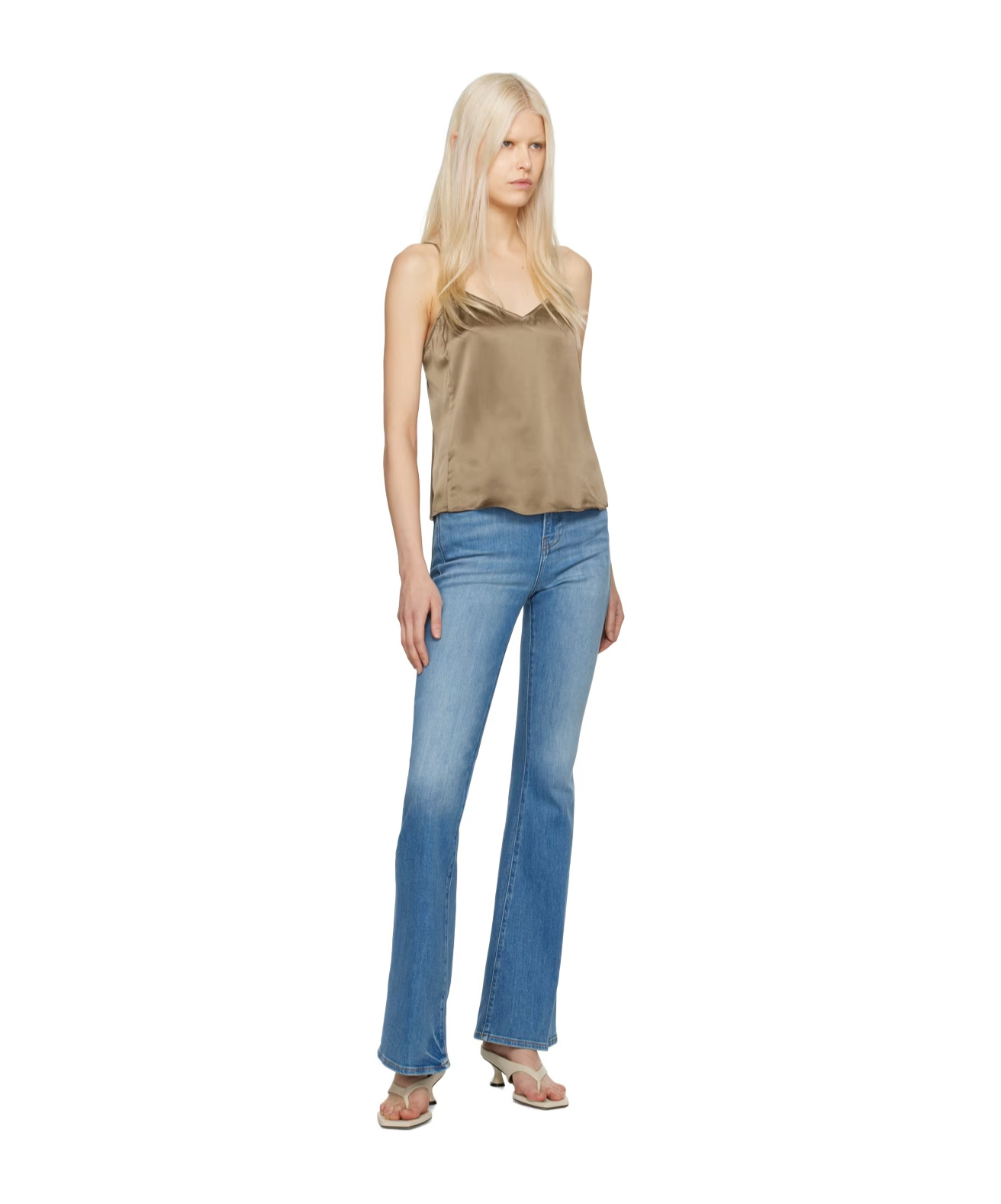 FRAME LE HIGH FLARE HIGH-RISE JEANS