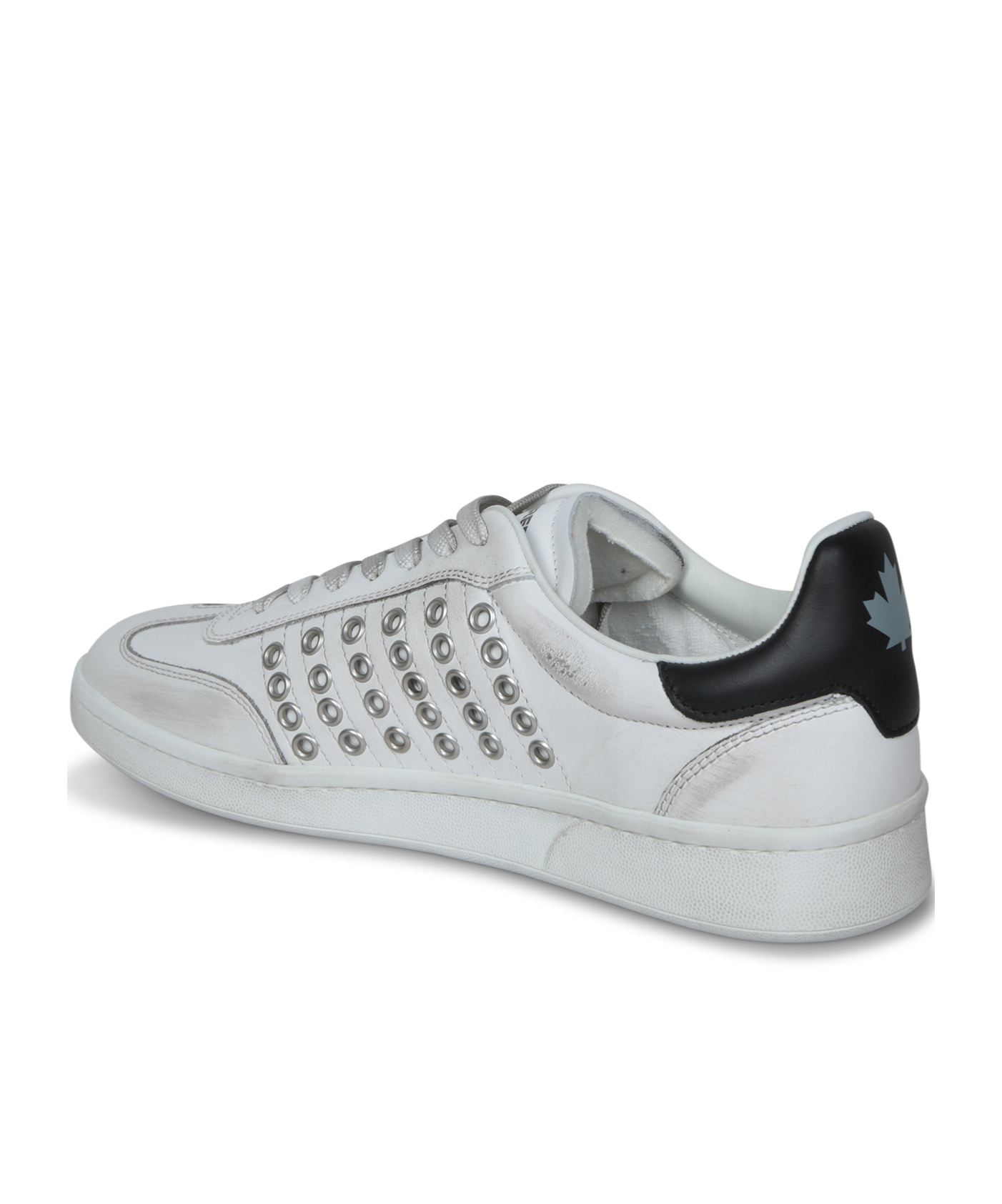 Dsquared2 Lace-up Low-cut Casual Shoes In White