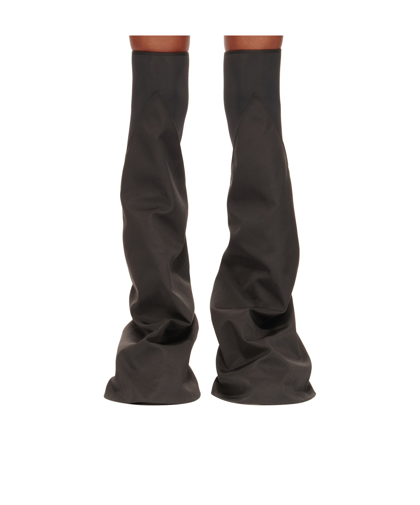 Rick Owens Drkshdw Foldable Design Boots In Black