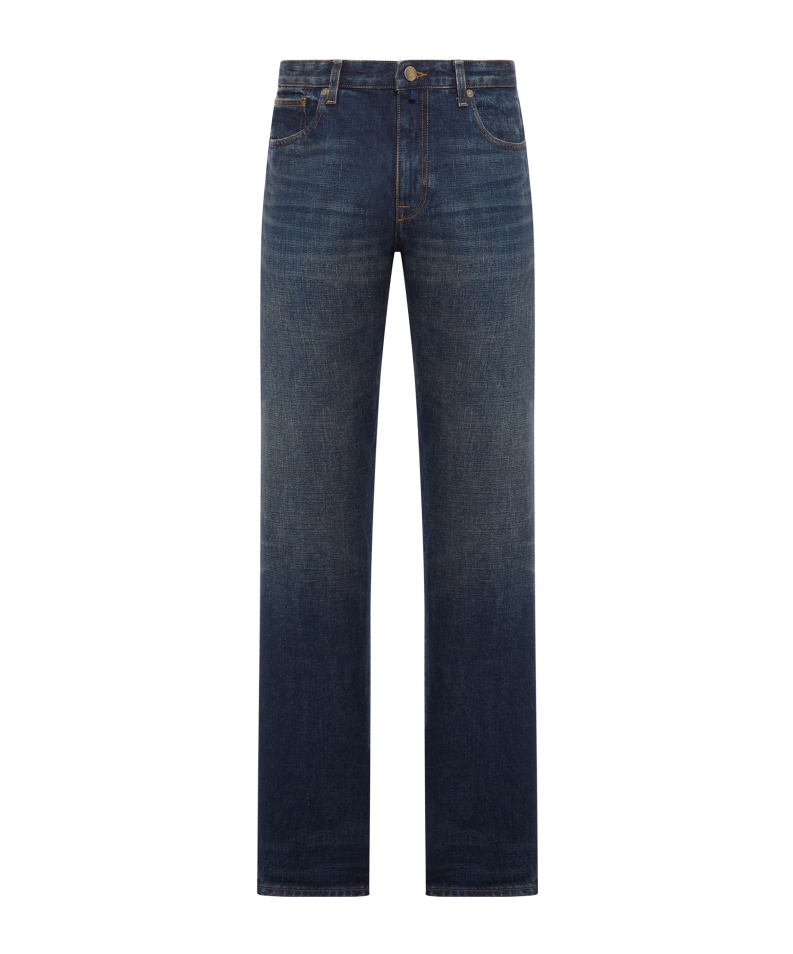 Incotex Cotton Denim Jeans In Blue