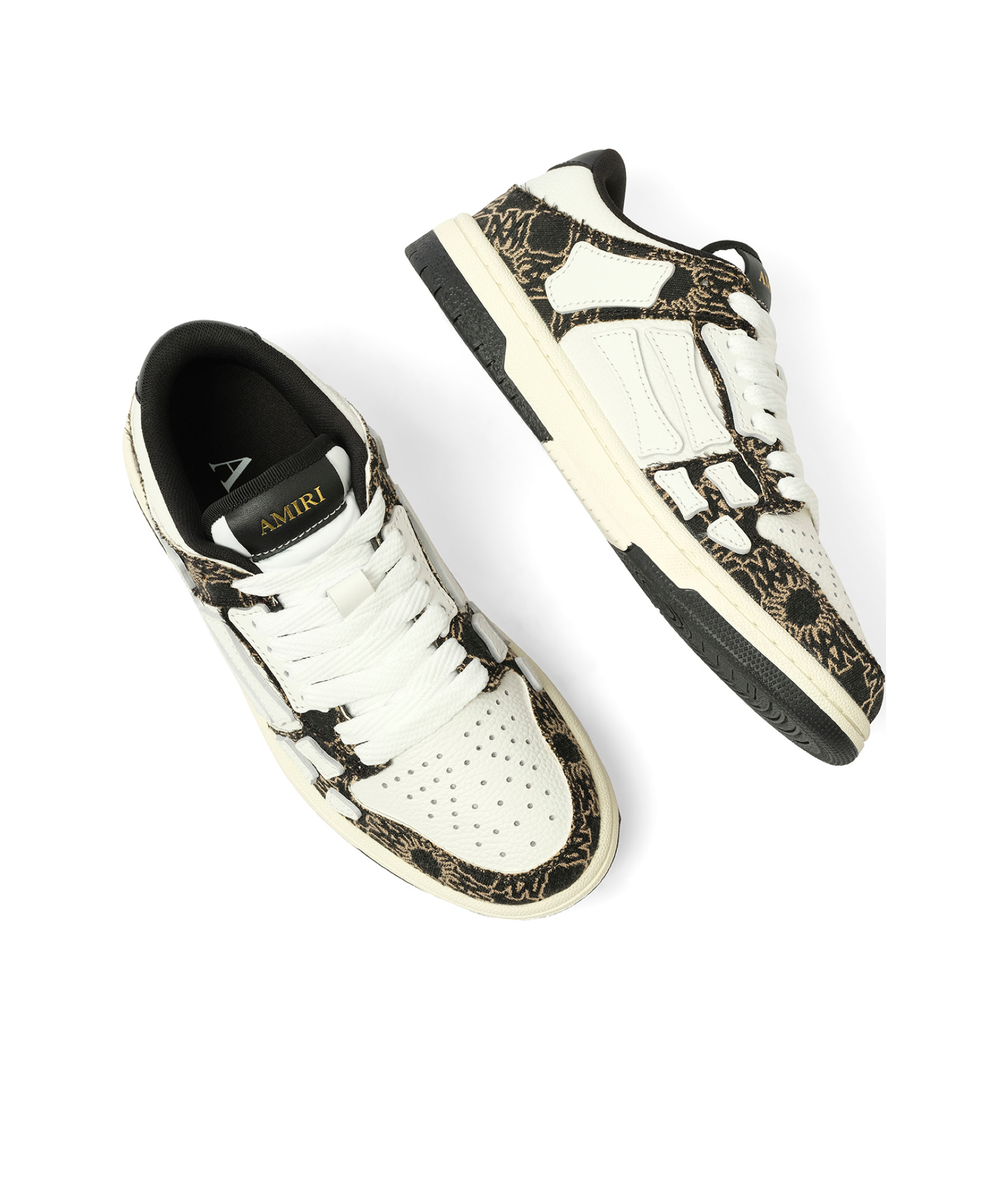 Amiri Lace-up Low-top Casual Shoes In White