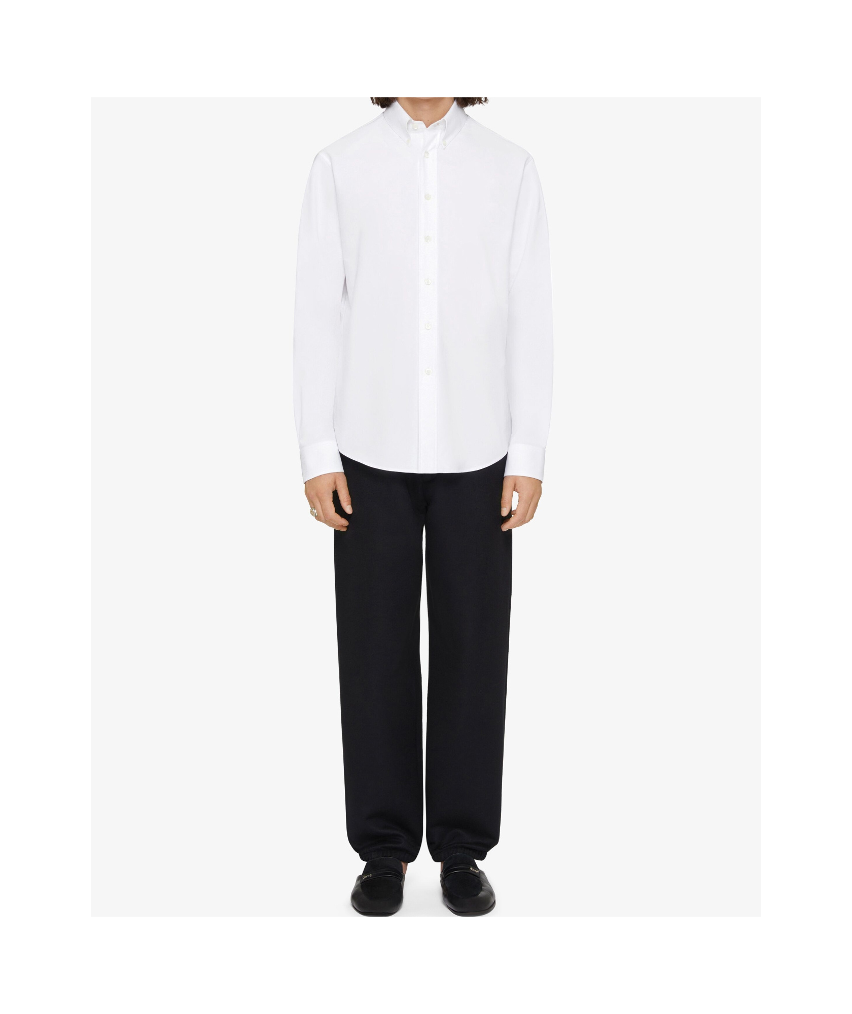 Givenchy Shirt In Monogram 72 Jacquard In White