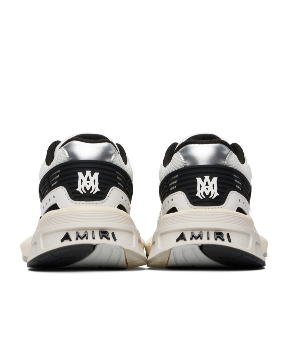 Amiri Lace-up Logo Sneakers In White