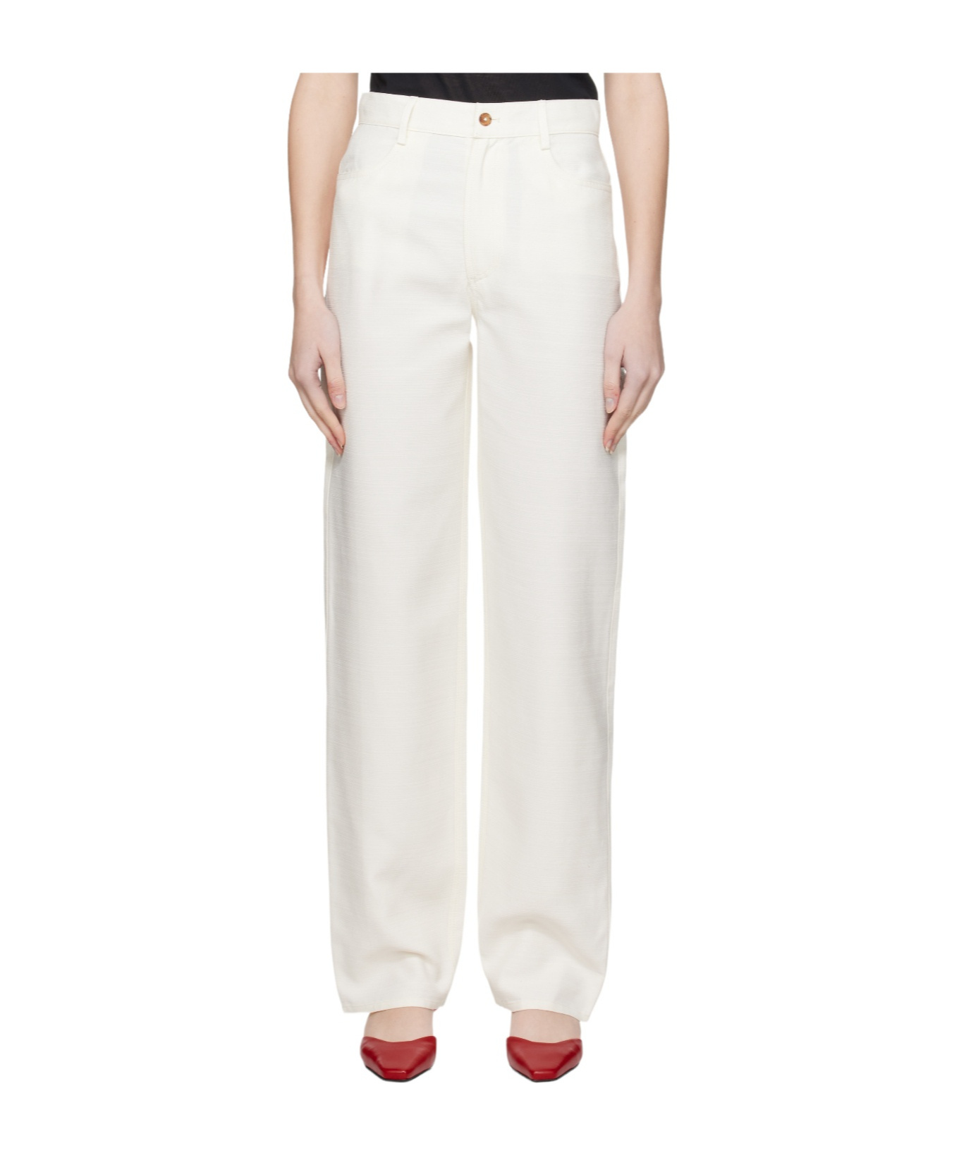 Loulou Studio Ardea Pants In White
