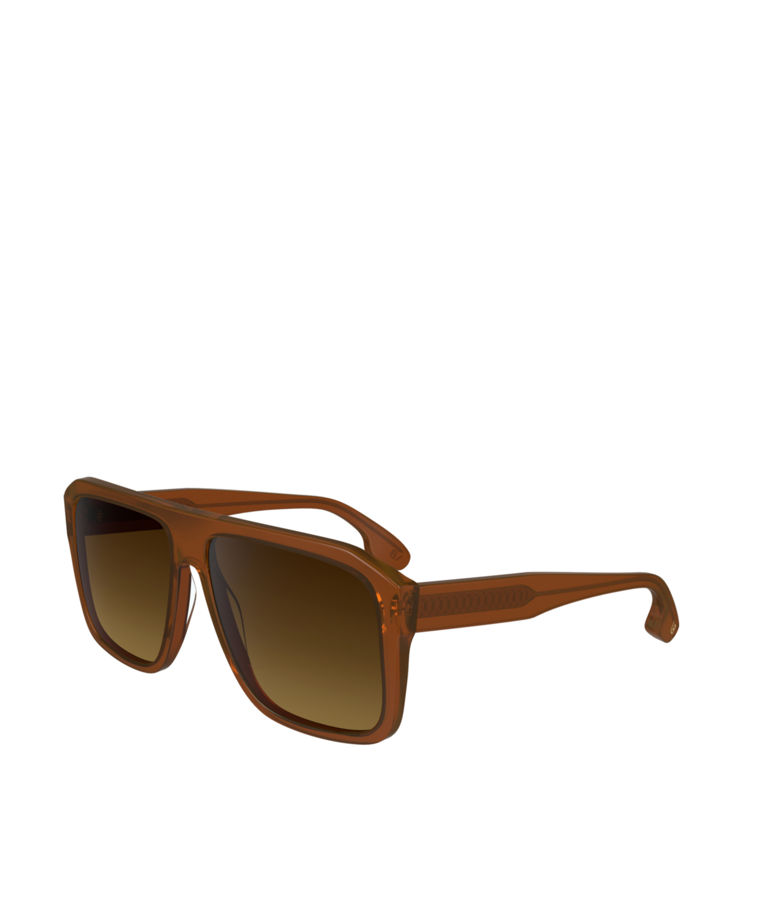 Victoria Beckham 59mm Chain Navigator Sunglasses In Neutral
