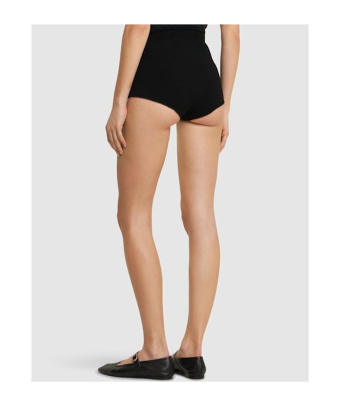 THE FRANKIE SHOP ALISSA BLEND KNIT MICRO SHORTS