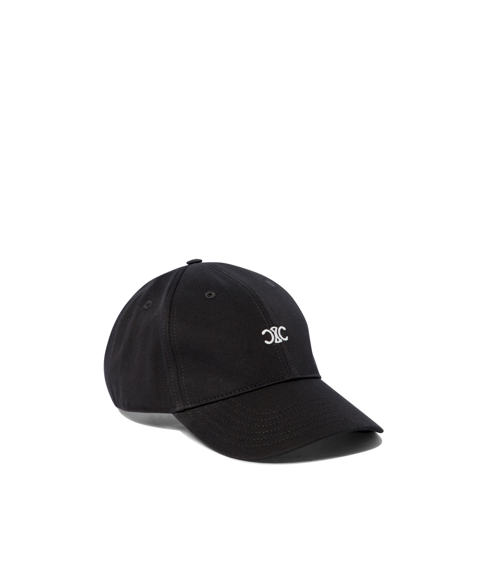 Celine Logo Hat In Black