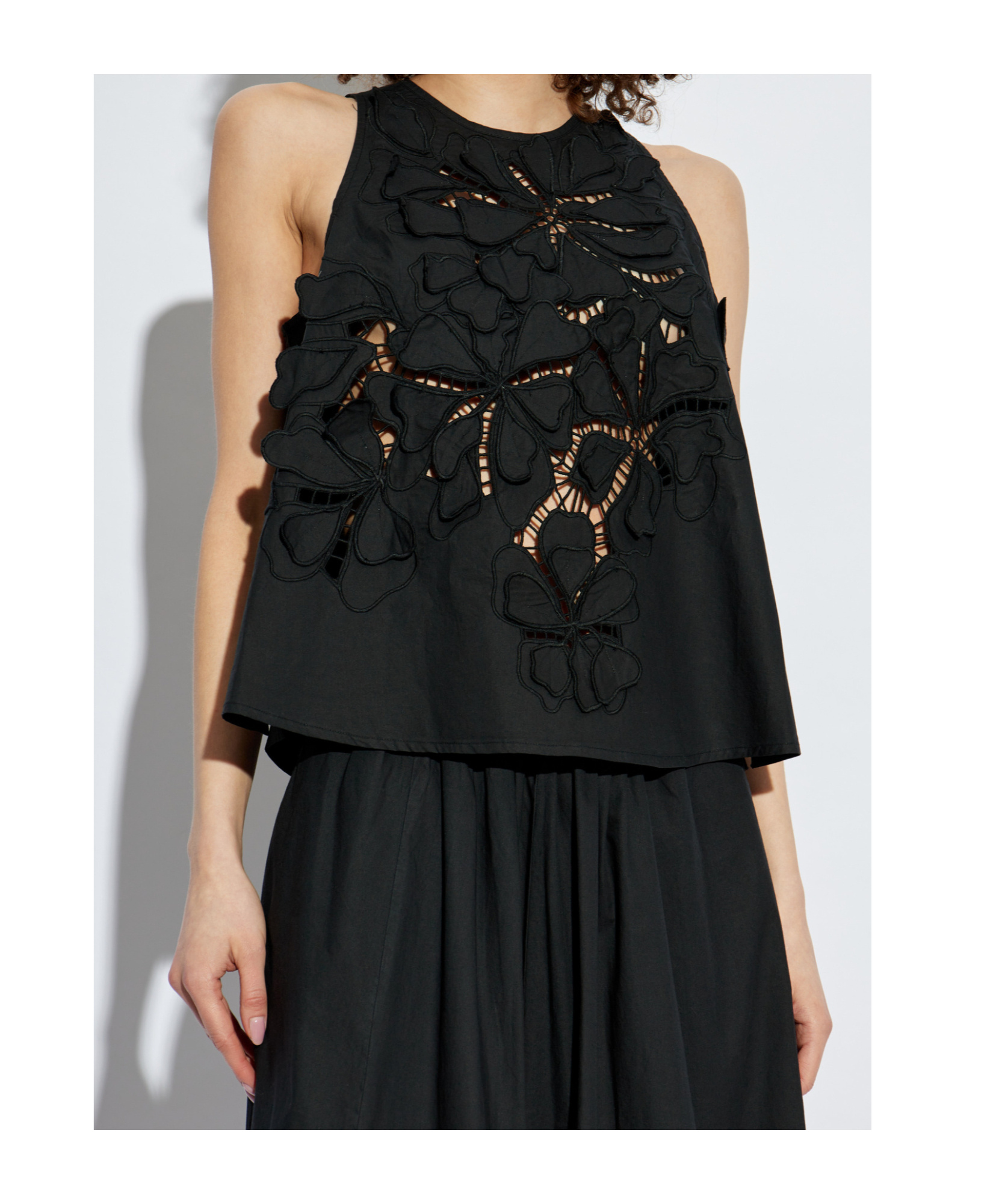 FORTE FORTE FLORAL PATTERN TOP