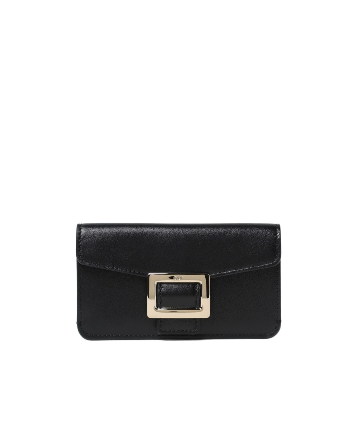 Roger Vivier Belle Vivier Credit Card Holder In Black
