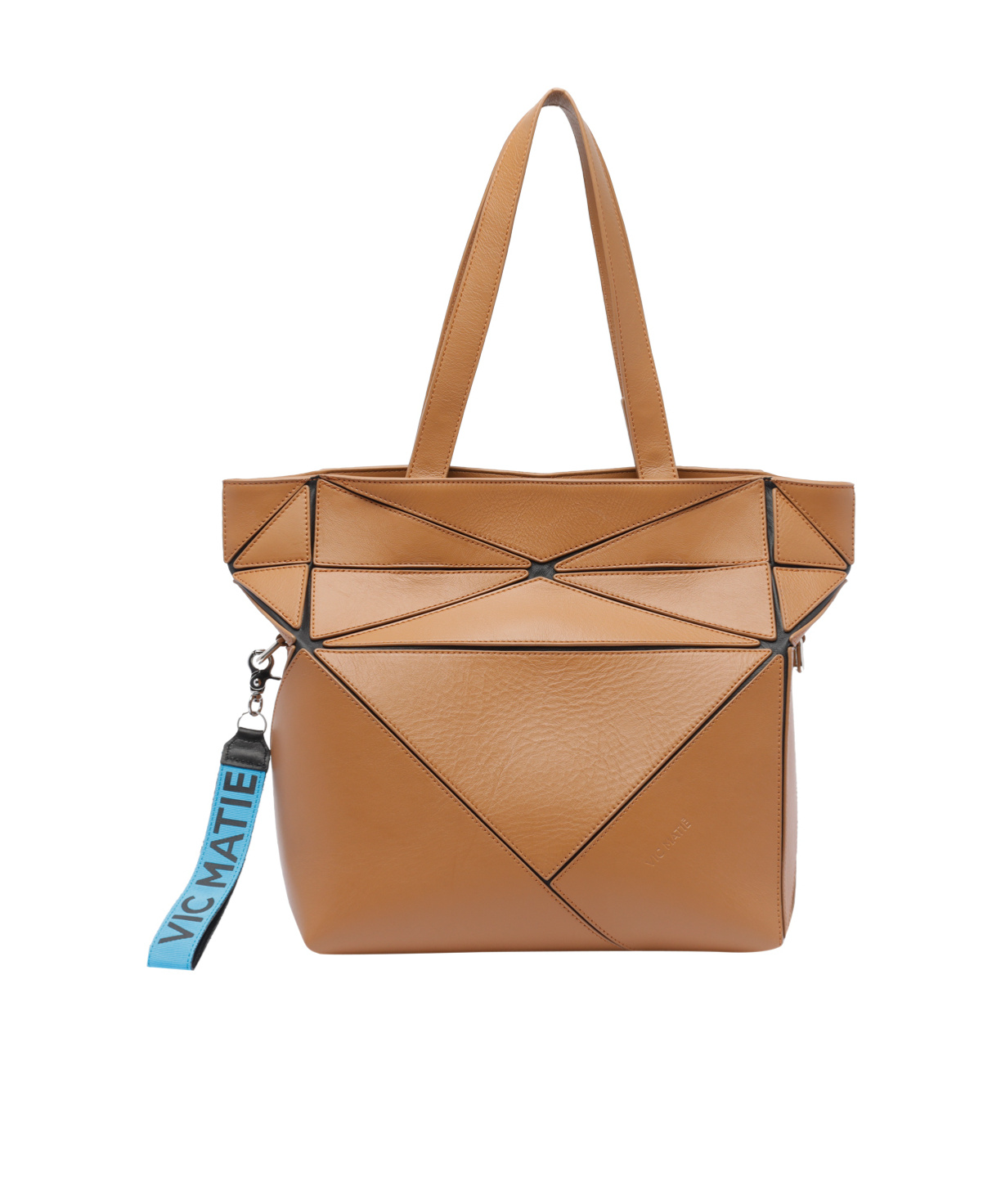 VIC MATIE DOUBLE HANDLE SHOULDER BAG