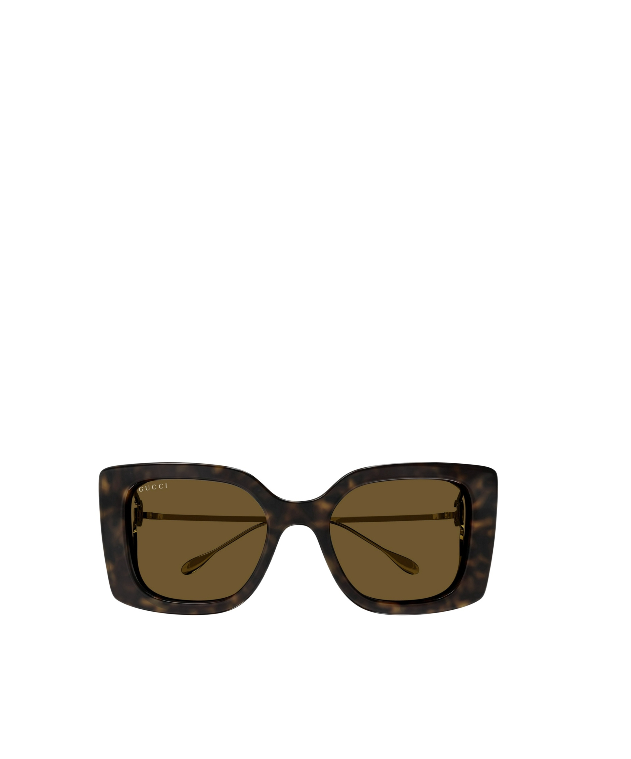Gucci Tortoiseshell-effect Oversize-frame Sunglasses In Multicolor